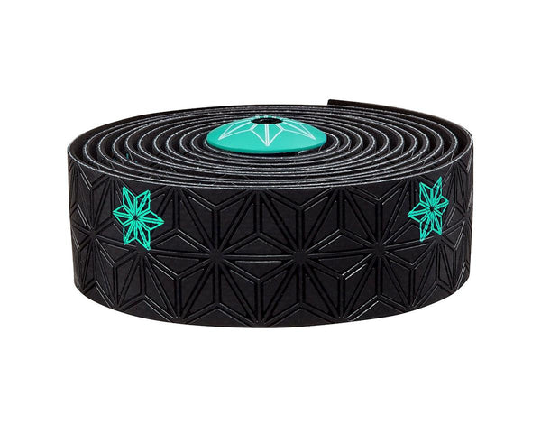 Cinta de Manubrio Supacaz Super Sticky Kush Galaxy Negro/Celeste